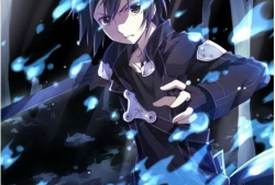 动漫头像桐人,穿梭虚拟世界的剑士传奇